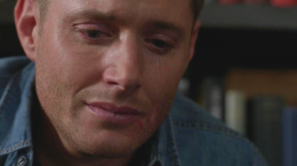Dean cries for Kevin.